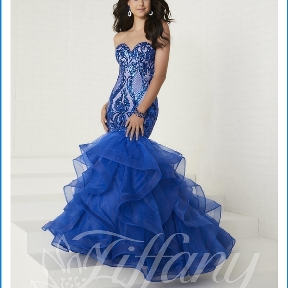 Tiffany Design Dress Sz 6 - Picture 7 of 8